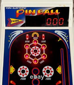 Tomy Power House Pinball Vintage 1980 Game Working -? Retro Gift Idea