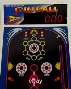 Tomy Power House Pinball Vintage 1980 Game Working -? Retro Gift Idea