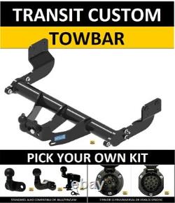 Towbar Ford Transit Custom Van & Tourneo 2012on Tow Bar Kit Electrics Towball
