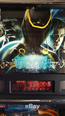 Tron Legacy Pinball Machine Stern 2012 Showroom Use ONLYMINTRARE