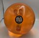 Ultra Rare 1970's Mg Mikasa Acrylic Transparent Orange Bowling Ball 4m-14942