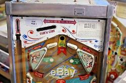 VERY RARE BALLY CROSS COUNTRY 1963 pinball machine Refurbished. Fully working