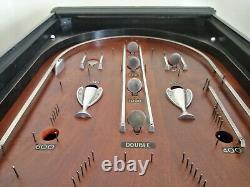 VINTAGE 1933 Genco Pinball machanical 6d penny silver cup Machine Bally williams