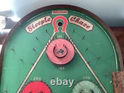 VINTAGE ORIGINAL 1930's LINDSTROM'S TOOL & TOY CO 305 STEEPLECHASE PINBALL GAME