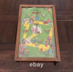 VTG. 1930s NORTHWESTERN POOH-M-UP JR 4 IN 1 PINBALL GAME INCLUDES BALLS RARE