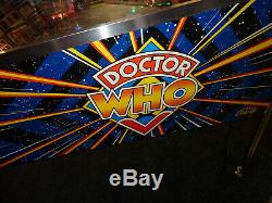 Very good Doctor Who pinball machine- plays absolutely spot on