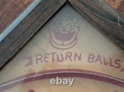 Vintage 1930's CLOWNING UP Pinball Game Made In St. Louis, MO Carnival Games EUC Vintage 1930's CLOWNING UP Pinball Game Made In St. Louis, MO Carnival Games EUC
