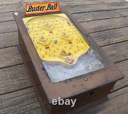 Vintage 1930s Genco Buster Ball Coin Operated Pinball Trade Stimulator