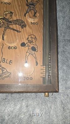 Vintage 1933 Clown-N-Up Tabletop Pinball Game Clown Up Northwestern Mailbox Co