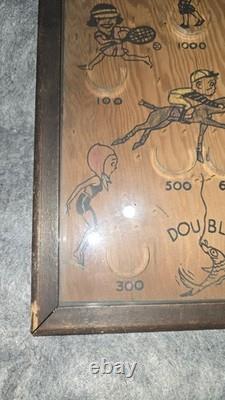 Vintage 1933 Clown-N-Up Tabletop Pinball Game Clown Up Northwestern Mailbox Co