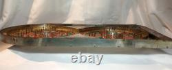 Vintage 1933 Lindstom Gold Star Metal Marble Table Top Pinball Game 24Tall