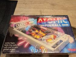 Vintage 1980s TOMY ATOMIC ARCADE PINBALL Action Game Working
