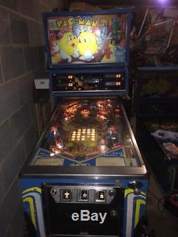 Vintage 1982 Mr and Mrs Pac-Man Pinball Coin Operated Arcade Machine