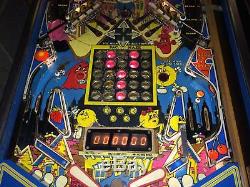 Vintage 1982 Mr and Mrs Pac-Man Pinball Coin Operated Arcade Machine