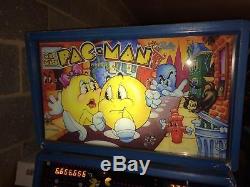 Vintage 1982 Mr and Mrs Pac-Man Pinball Coin Operated Arcade Machine