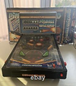 Vintage 1983 Grandstand Pinball Wizard Machine Fully Working Boxed TOMY