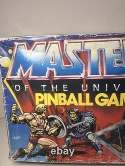 Vintage 1983 Masters Of The Universe He-Man Pinball Machine Play-set With Box READ