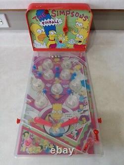 Vintage 1990 The Simpsons Fox Table Top Pinball Game Sharon 20x10 PARTS REPAIR
