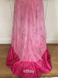 Vintage 2000s Jump Embellished Ombré Strapless Prom Dress Vintage 2000s Jump Embellished Ombré Strapless Prom Dress