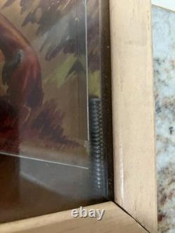 Vintage AMBUSH Poosh M Up Pinball Table Top Bagatelle Game Northwestern with Box