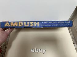 Vintage AMBUSH Poosh M Up Pinball Table Top Bagatelle Game Northwestern with Box