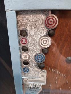Vintage Antique O D Jennings & Co THE TARGET Trade Stimulator Pinball Coin Game
