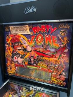 Vintage Bally Party zone pinball machine