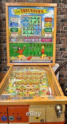 Vintage Bally Touchdown Pinball Bingo Machine