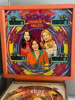 Vintage Charlies Angels Pinball Machine