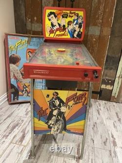 Vintage Coleco The Fonz Pinball Machine Toy Boxed TV Show Happy Days 1977