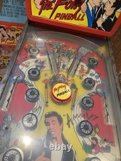 Vintage Coleco The Fonz Pinball Machine Toy Boxed TV Show Happy Days 1977