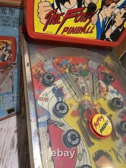 Vintage Coleco The Fonz Pinball Machine Toy Boxed TV Show Happy Days 1977