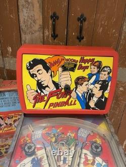 Vintage Coleco The Fonz Pinball Machine Toy Boxed TV Show Happy Days 1977