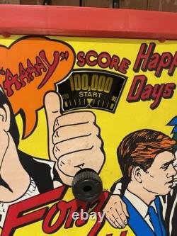 Vintage Coleco The Fonz Pinball Machine Toy Boxed TV Show Happy Days 1977