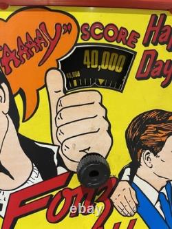 Vintage Coleco The Fonz Pinball Machine Toy Boxed TV Show Happy Days 1977