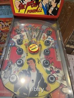 Vintage Coleco The Fonz Pinball Machine Toy Boxed TV Show Happy Days 1977