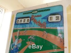 Vintage Gottlieb Baseball Pinball Flipper Table (not Working) Spares Or Repairs