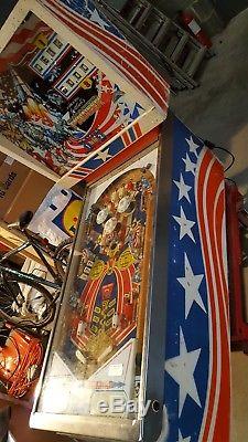 Vintage Gottlieb Pinball Machine 1976 Pioneer (spirit Of 76) USA Arcade