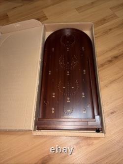 Vintage House of Marbles Bagatelle Wooden Pin Ball Machine & User Guide New Cond
