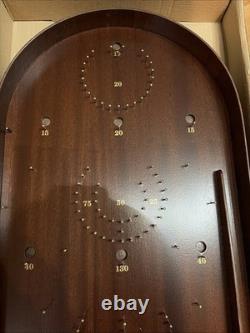 Vintage House of Marbles Bagatelle Wooden Pin Ball Machine & User Guide New Cond