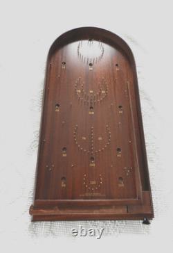 Vintage House of Marbles Wooden Bagatelle Pinball Game from England Near Mint