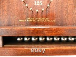 Vintage House of Marbles Wooden Bagatelle Pinball Game from England Near Mint