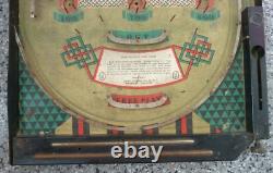 Vintage Joseph Schneider Criss Cross Pinball Bagatelle Circa 1935 Very Rare