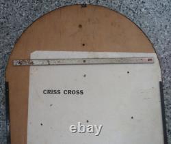 Vintage Joseph Schneider Criss Cross Pinball Bagatelle Circa 1935 Very Rare