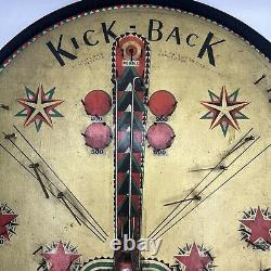 Vintage Joseph Schneider Kick-Back Bagatelle Marble Game Tabletop Pinball USA