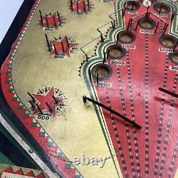 Vintage Joseph Schneider Kick-Back Bagatelle Marble Game Tabletop Pinball USA