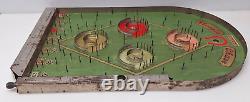 Vintage Lindstorm's Steeple Chase Pin Game Bagatelle Wooden 1930's USA Pinball