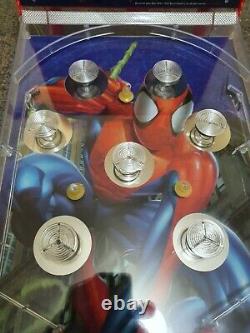 Vintage Marvel Spiderman Flipper Pinball Game 2003 by popular toys