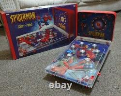 Vintage Marvel Spiderman Flipper Pinball Game 2003 by popular toys