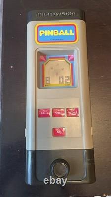 Vintage Milton Bradley Microvision Game Cartridge Baseball Pinball Blockbuster